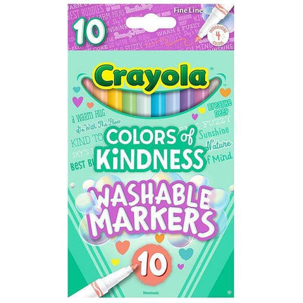 MARCADORES LAVABLES KINDNESS 10CLRS