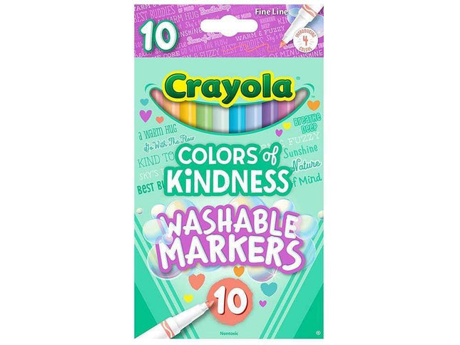 MARCADORES LAVABLES KINDNESS 10CLRS