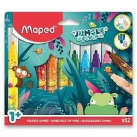 MARCADORES MINI JUMBO MAPE JUNGLE FIVER 12 PZ