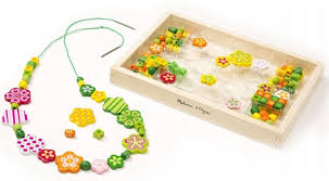 JUEGO CUENTAS DE FLORES