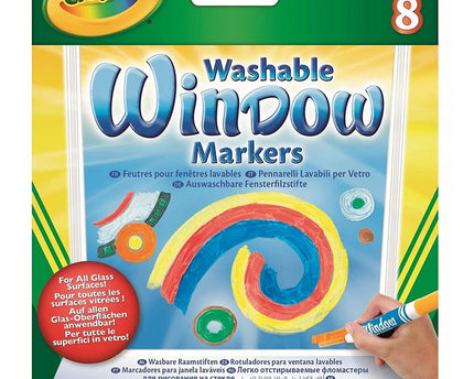 MARCADORES P/VENTANA CRAYOLA 8PC
