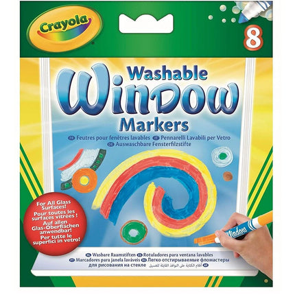 MARCADORES P/VENTANA CRAYOLA 8PC