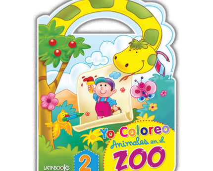 LIBRO YO COLOREO ANIMALES EN EL ZOO