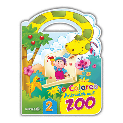 LIBRO YO COLOREO ANIMALES EN EL ZOO