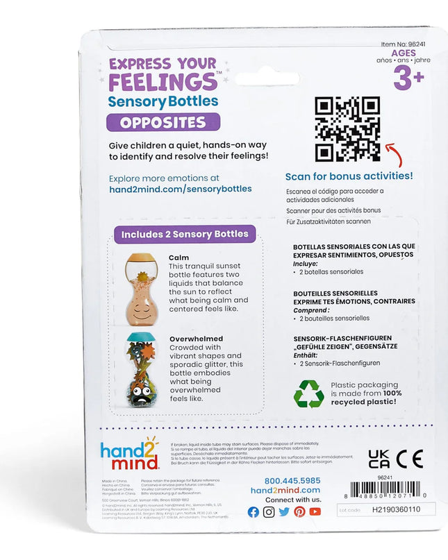 JUEGO SENSORIAL EXPRESS YOUR FEELINGS OPPOSITES