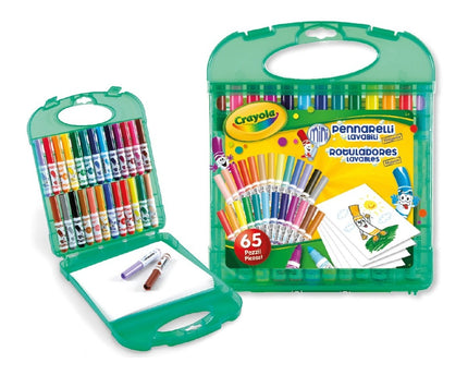 MARCADORES LAVABLES 65PZ CRAYOLA