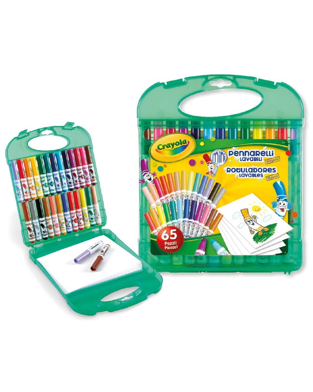 MARCADORES LAVABLES 65PZ CRAYOLA