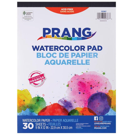 BLOCK WATERCOLOR PAD 9X12 30HJS