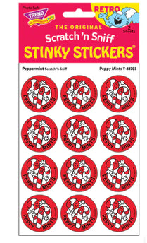 STICKER PEPPY MINTS PEPPERMINT