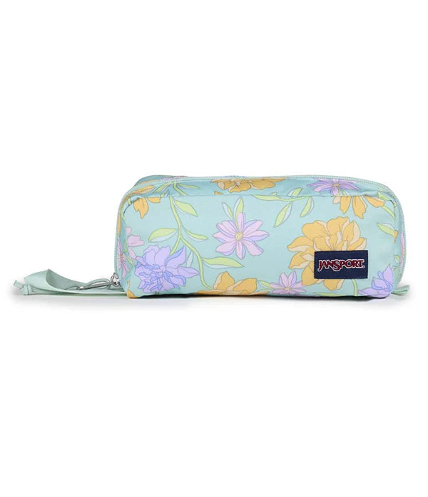 CARTUCHERA PERFECT POUCH FADED FLORAL FRESF MINT JANSPORT