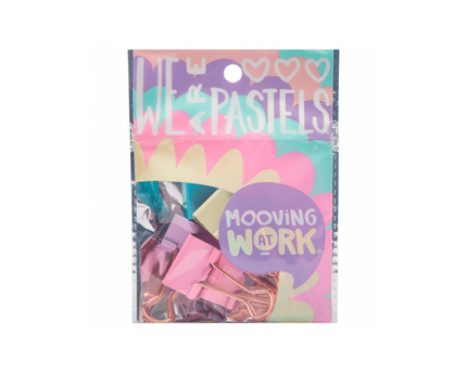 CLIP COLOR PASTEL 6 PCS