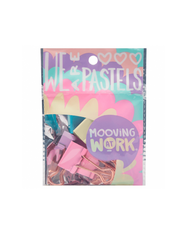 CLIP COLOR PASTEL 6 PCS