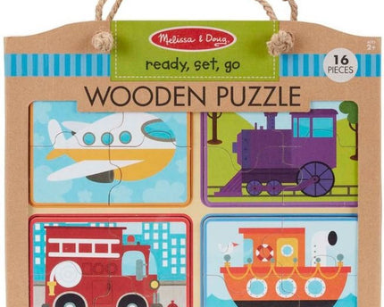 ROMPECABEZAS NATURAL PLAY WOODEN READY, SET, GO