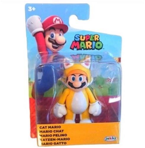 JUGUETE NINTENDO MARIO 2.5" FIGURE LIMITED CAT MARIO