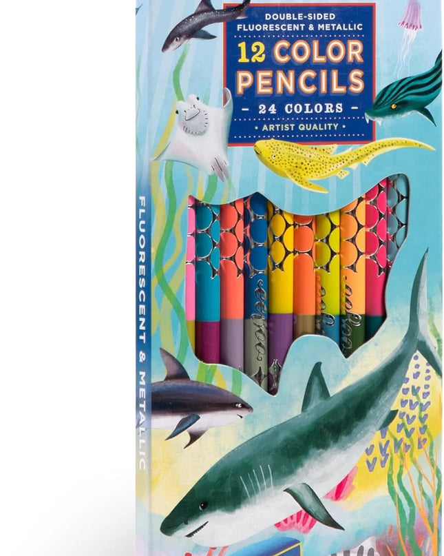 LAPICES SHARK 12 DOUBLE SIDED SPECIAL