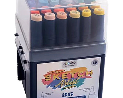 Marcadores Mooving Sketch Artist x36