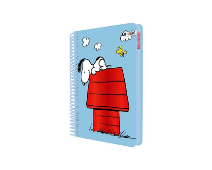 CUADERNO ESPIRAL DE 1 MATERIA SNOOPY