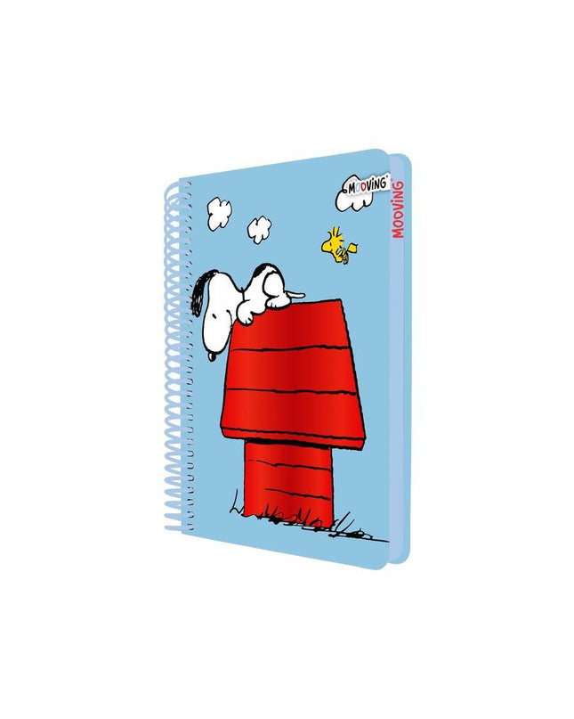 CUADERNO ESPIRAL DE 1 MATERIA SNOOPY