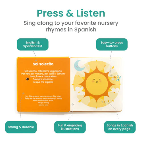 LIBRO MUSICAL SOL SOLECITO/SUN, LITTLE SUNSHINE