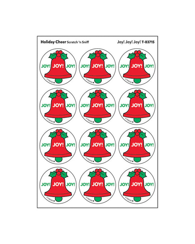 STICKERS JOY! JOY! JOY! HOLIDAY CHEER