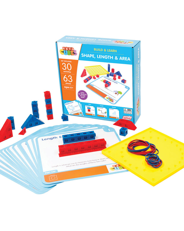 JUEGO MATHCUBES SHAPE, LENGTH AND AREA