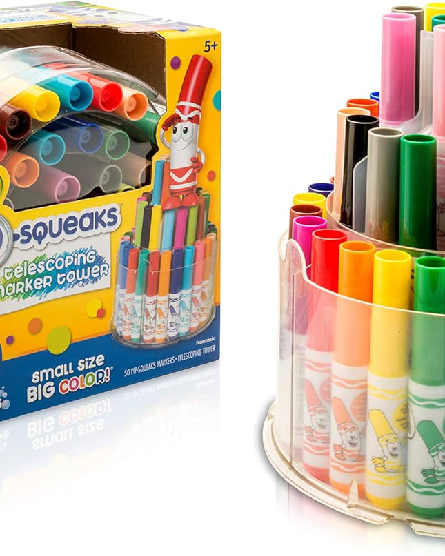 MARCADORES WASHABLE PIPSQUEAKS MARKERS 50PC