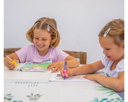 PENCIL GRIP GLITTER/NEON/ORIG COLORES