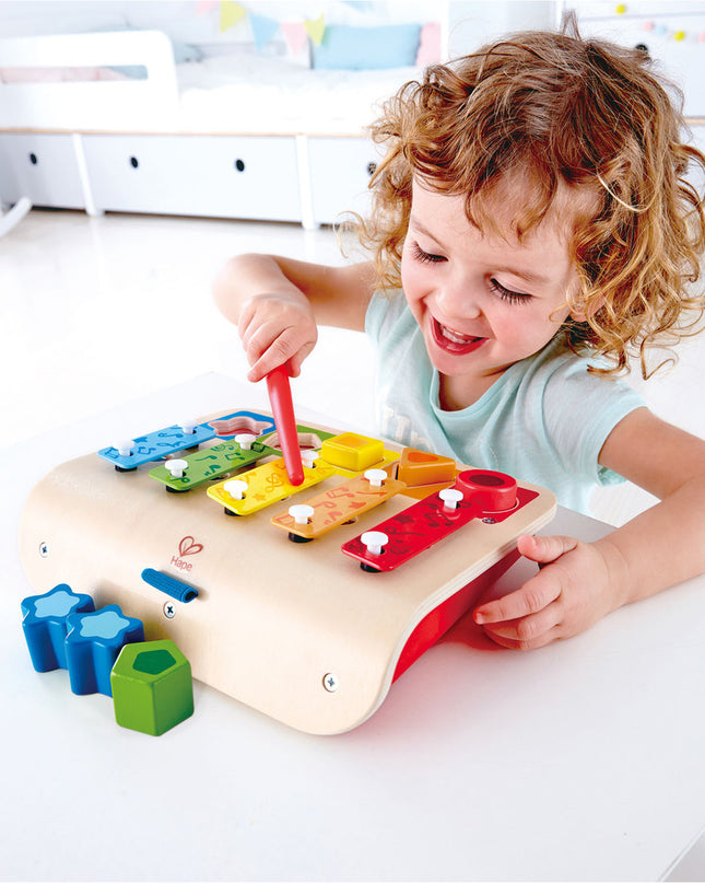 JUGUETE MUSICAL SHAPE SORTER XYLOPHONE