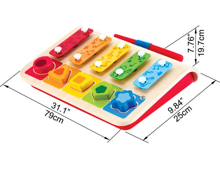 JUGUETE MUSICAL SHAPE SORTER XYLOPHONE