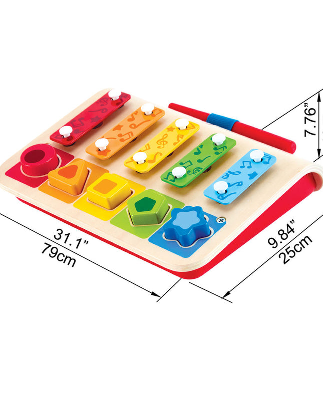 JUGUETE MUSICAL SHAPE SORTER XYLOPHONE