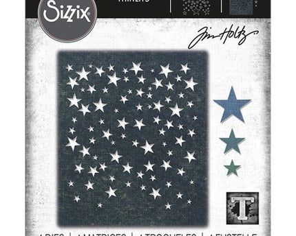 ESTRELLAS FUGACES SIZZIX THINLITS DIES
