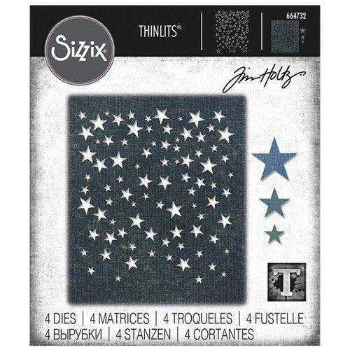 ESTRELLAS FUGACES SIZZIX THINLITS DIES