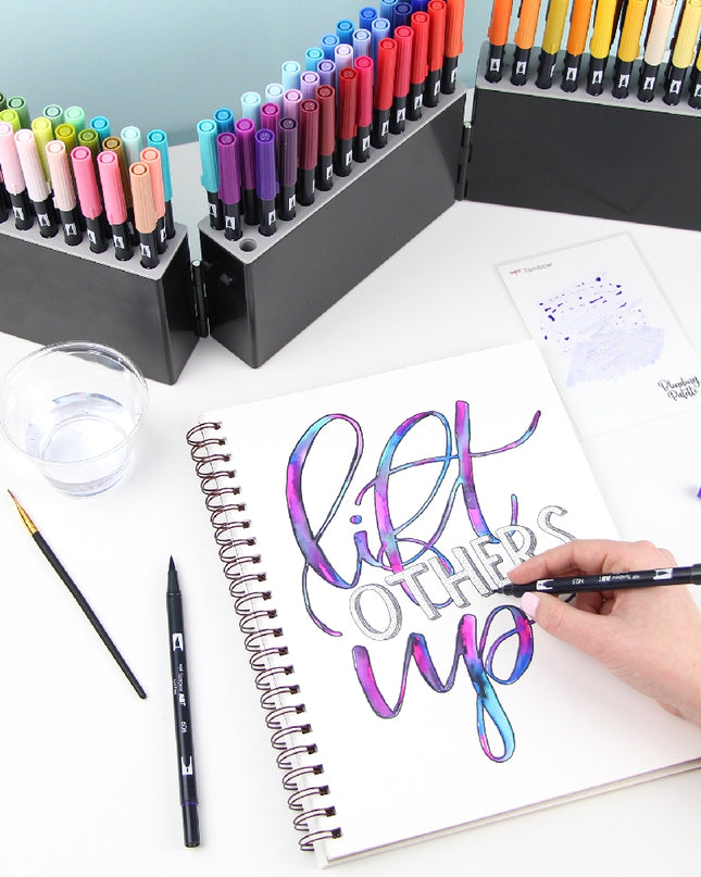 SET DE MARCADORES DOBLE PUNTA TOMBOW 108PC