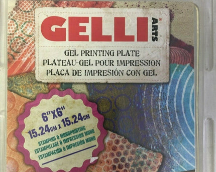 GELLI ART - GEL PRINTING PLATES 6"X6"