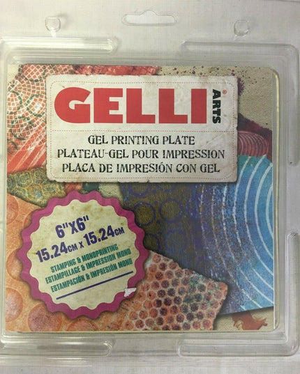 GELLI ART - GEL PRINTING PLATES 6"X6"
