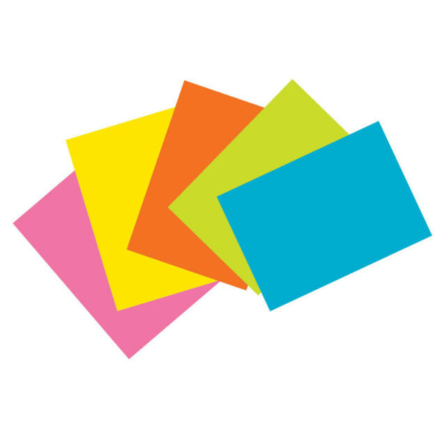 INDEX CARDS DE COLORES LISA 4X6 S/BRIGHT