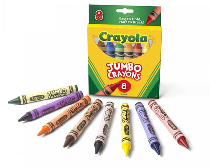 CRAYONES JUMBO CRAYOLA 8'S