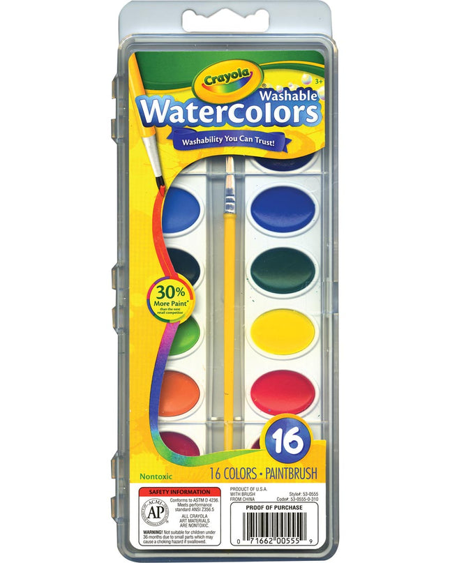 ACUARELAS CRAYOLA 16'S