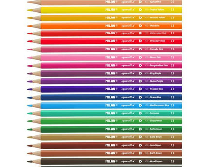 COLORES ACUARELABLE 24CLRS MILAN