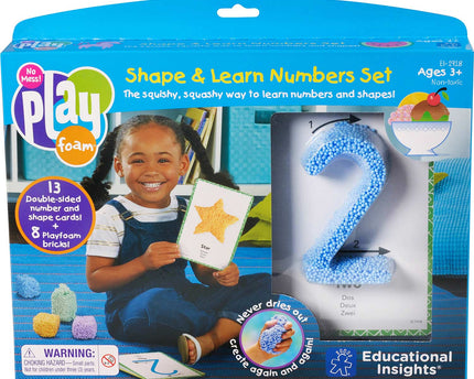 PLAYFOAM SHAPE & LEARN NUMBERS SET
