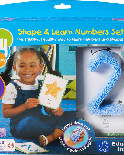 PLAYFOAM SHAPE & LEARN NUMBERS SET
