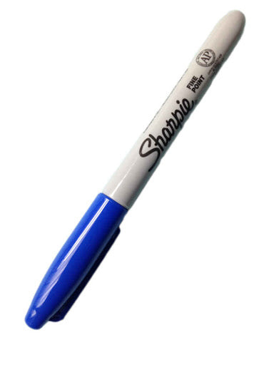 MARCADOR SHARPIE AZUL PUNTA FINA