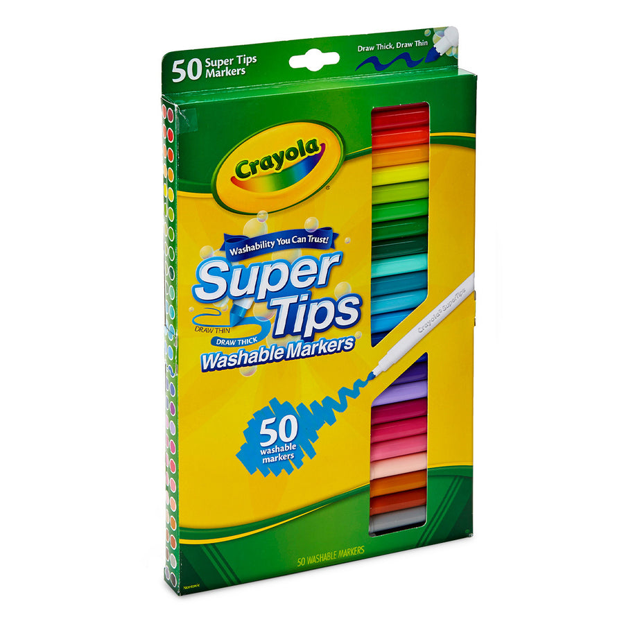 MARCADORES WASHABLE SUPER TIPS 50 UNDS