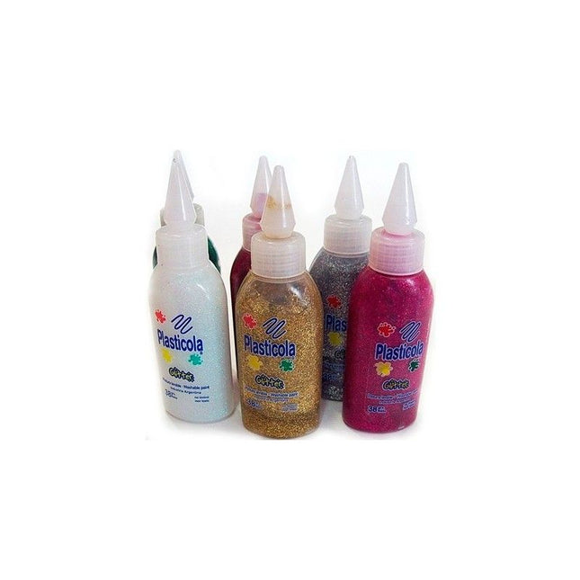 PLASTICOLA BRILLO COLORES 38ML