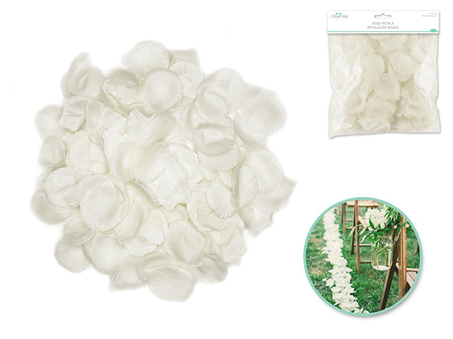 PÉTALOS DE ROSA BLANCOS 200pc