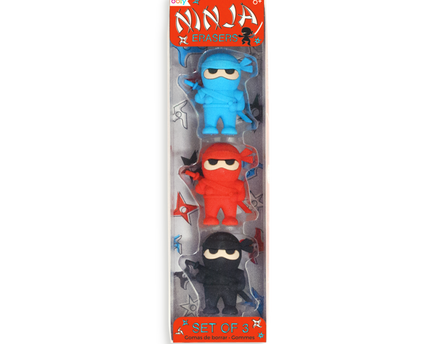 SET DE BORRADORES NINJA OOLY 3PC