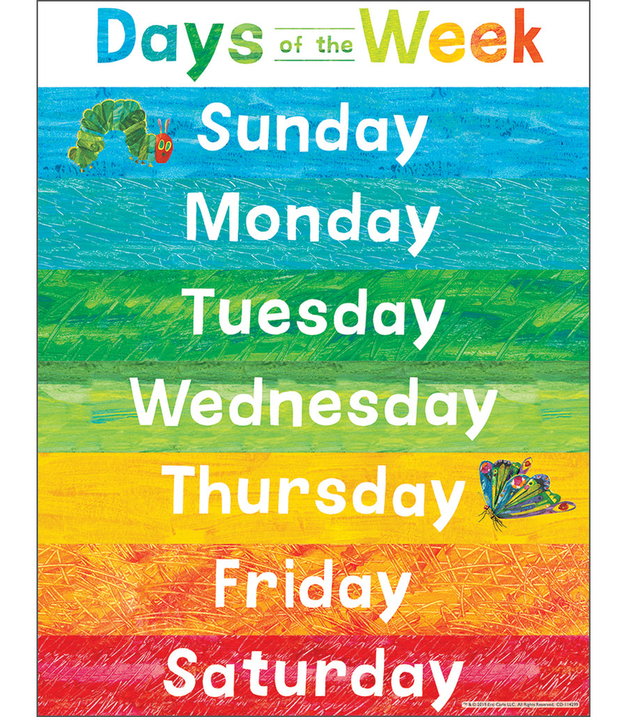 LAMINA DAYS OF THE WEEK