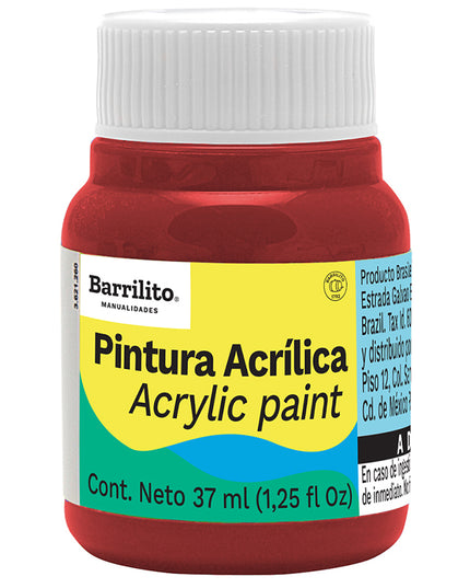 PINTURA ACRILICA ROJO SANGRE 37ML BARRIL