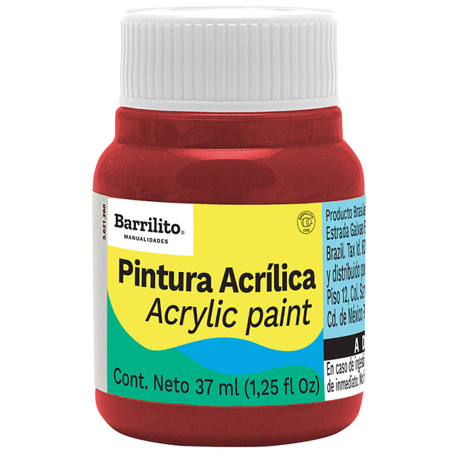PINTURA ACRILICA ROJO SANGRE 37ML BARRIL