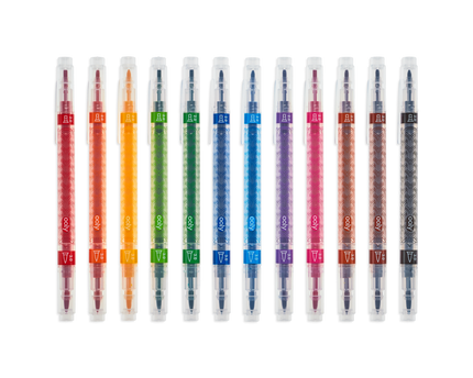 SET DE MARCADORES CALLIGRAPHY DUO 12CLRS